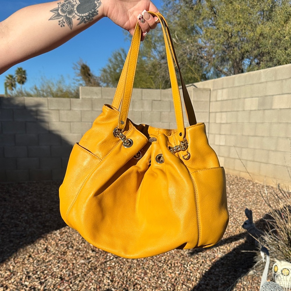 Michael Kors Mustard Yellow Shoulder Bag